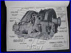 WWII JOHNSON 50hp ELECTRIC STERN ANCHOR WINCH/WINDLASS Manual USN LST