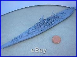 1/1200-1/1250 Neptun 1300 USS WISCONSIN (BB-64) Battleship metal ship model USED