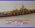 1/1200-1/1250 Youngerman Resin Ship Model USS MONTANA Battleship Never-Were WW2