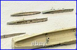 1/1250 scale waterline Carrier Group Framburg, Tri-ang, Comet 13 ships