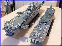 1/350 Scale USS Iwo Jima and USS New York, 2 ships built-professionally detailed