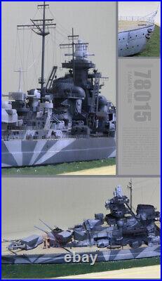 1/350 Tamiya German Tirpitz Battleship 78015 Metal + Plastic Model Kit