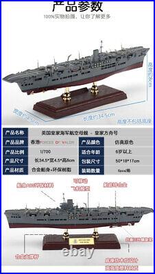 1/700 British aircraft carrier HMS Ark Metal Plastic Finished Battleship Model