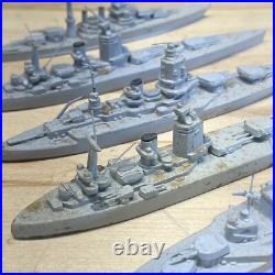 11250 Scale Lead Waterline WW2 Allied Forces Battleships LOT OF 6 Viking Brand