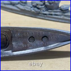 11250 Scale Lead Waterline WW2 Allied Forces Battleships LOT OF 6 Viking Brand