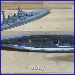 11250 Scale Lead Waterline WW2 Allied Forces Battleships LOT OF 6 Viking Brand
