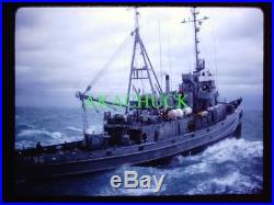 12 Slides 1968 US Navy Ship to Ship TRANSFER AT SEA USS Carpenter DD-825 / TF-96