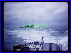 12 Slides 1968 US Navy Ship to Ship TRANSFER AT SEA USS Carpenter DD-825 / TF-96