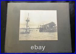 13x17 SHIPWRECK OF THE USS MAINE BATTLESHIP BOARD PHOTO HAVANA