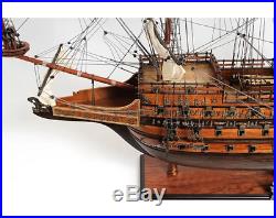 16th Century British MODEL SHIP 37-inch HMS Sovereign of the Seas Collectable