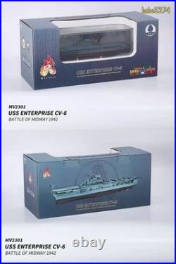 1700 MILVIC USS Enterprise CV-6 US Navy Aircraft Carrier 1942 Ship Model Gift
