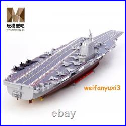 1700 Navy Fujian Aircraft Carrier CV-18 Finished Plastic Model with LED Lights