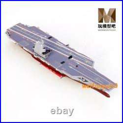 1700 Navy Fujian Aircraft Carrier CV-18 Finished Plastic Model with LED Lights