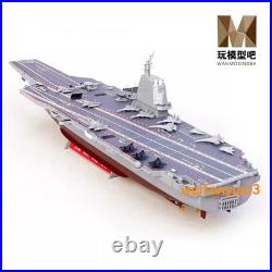 1700 Navy Fujian Aircraft Carrier CV-18 Finished Plastic Model with LED Lights