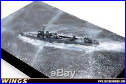 1700 Pro Built Ship Model HMS Campelwood with realistic Sea Base