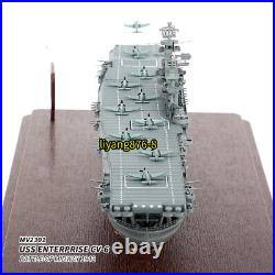 1700 USS Enterprise CV-6 US Navy Aircraft Carrier 1942 Ship Model Figure Toys