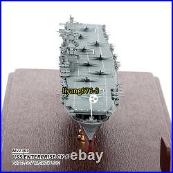 1700 USS Enterprise CV-6 US Navy Aircraft Carrier 1942 Ship Model Figure Toys