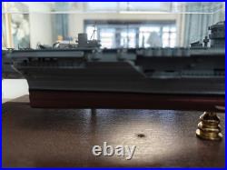 1700 USS Enterprise CV-6 US Navy Aircraft Carrier 1942 Ship Model withDisplay Box