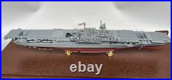 1700 USS Enterprise CV-6 US Navy Aircraft Carrier 1942 Ship Model withDisplay Box