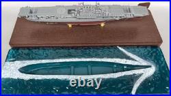 1700 USS Enterprise CV-6 US Navy Aircraft Carrier 1942 Ship Model withDisplay Box
