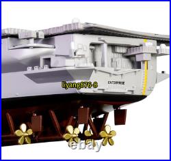 1700 USS Enterprise CVN-65 US Navy Aircraft Carrier Ship Model Figure Toys New