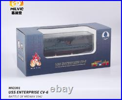 1700 USS Enterprise For MILVIC CV-6 Carrier 1942 Ship Model US Navy Aircraft