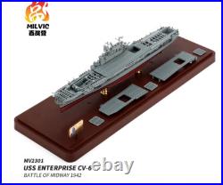 1700 USS Enterprise For MILVIC CV-6 Carrier 1942 Ship Model US Navy Aircraft