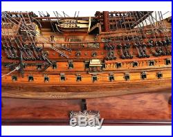 17th Century SPANISH SHIP Wooden Model 37-inch San Felipe Military Collectable