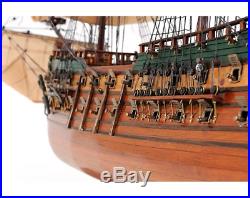 17th Century WOODEN SHIP MODEL 37 Friesland Dutch Military Collectable Decor