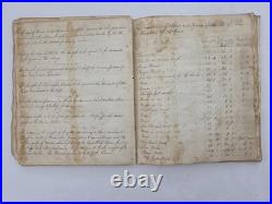 1815 antique USS FRANKLIN ADAMS U. S. NAVY manuscript BAINBRIDGE RIGGING 74 GUN