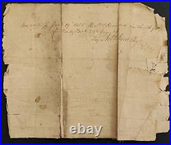 1824 antique DEED roxbury norfolk ma NEWTON by FAY meadow upland westborough