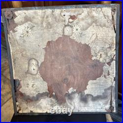 1890s Antique USS OLYMPIA Our Nations Pride Hammered Copper On Wood Mirror RARE