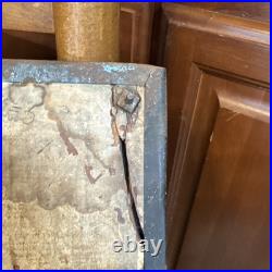 1890s Antique USS OLYMPIA Our Nations Pride Hammered Copper On Wood Mirror RARE