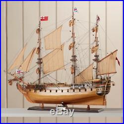 18th Century Replica DISPLAY SHIP MODEL 37 HMS Surprise Wood Decor Collectible
