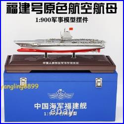 1900 Fujian Ship Aircraft Carrier Model Domestic Alloy Static Ornament Warship