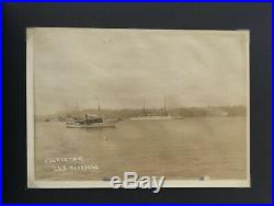1905 U. S. Ships Photo Album Momus Missouri Maine Cumberland & Others