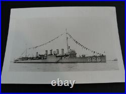 1920 USS Peary (DD-226) United States Navy Destroyer Original Event Photograph