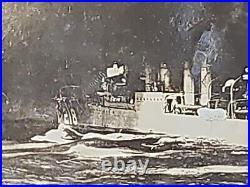 1927 Destroyers Laying Smoke Screens 6 Original Photos US Navy 5.5x3.5 DD-218
