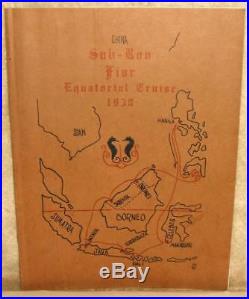 1930s US Navel History Sub=Ron Five Equatorial Cruse, Aircraft Carrier USS Dewey