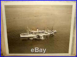 1930s US Navel History Sub-Ron Five Equatorial Cruse, Aircraft Carrier USS Dewey