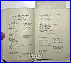 1935 Admiralty Review Fleet Spithead Ships Program Map King George V England Uk