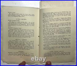 1935 Admiralty Review Fleet Spithead Ships Program Map King George V England Uk