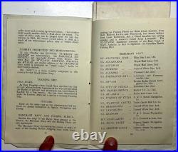1935 Admiralty Review Fleet Spithead Ships Program Map King George V England Uk