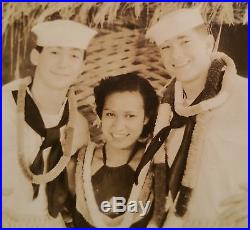 1935 MONA LEI vtg Hawaiian Hula girl USS Ranger navy pearl harbor thorne matheny