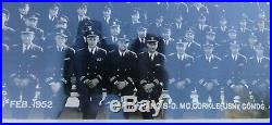 1952 Uss New Jersey Battleship Us Navy Ships Company Photo Capt. Mccorkle Rare