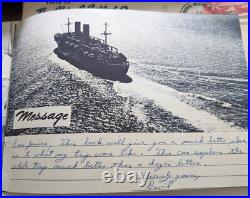 1956 USS Randall This is the Ship I Sailed On Original envelope & letter home