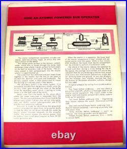 1960-61 Electric Boat General Dynamics Us Navy Atomic Submarine Lineup Brochure