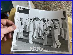 1964 Navy Photographs Commissioning USS Grant Nuclear Submarine Captain McDonald