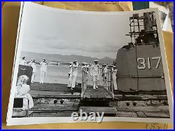 1964 Navy Photographs Decommissioning USS Barbero Submarine Captain McDonald