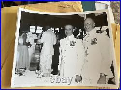 1964 Navy Photographs Decommissioning USS Barbero Submarine Captain McDonald